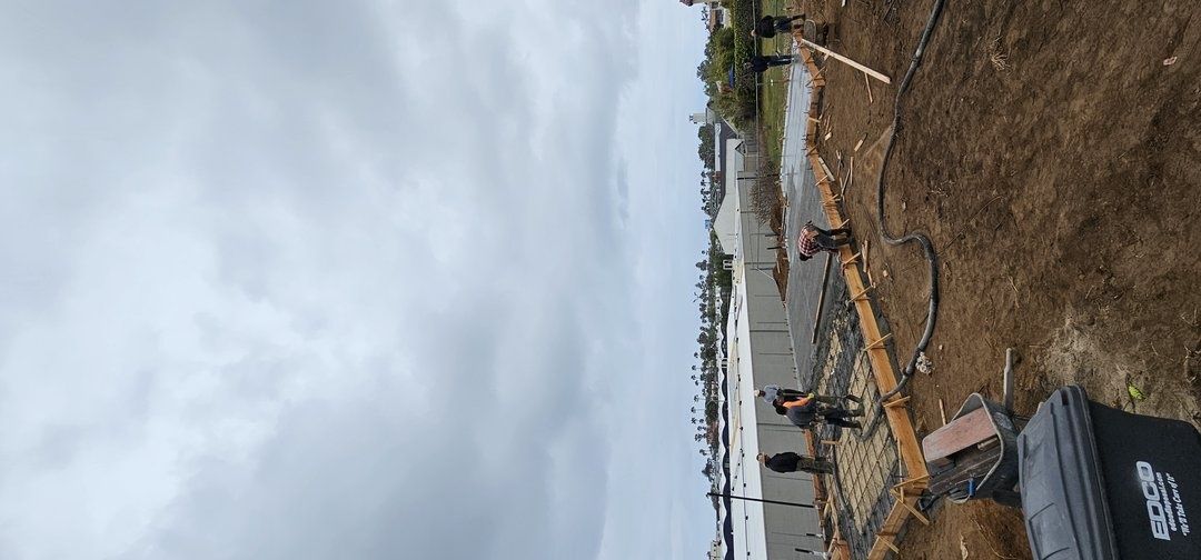 Construction project in progress in San Diego by Cali Dream Construction