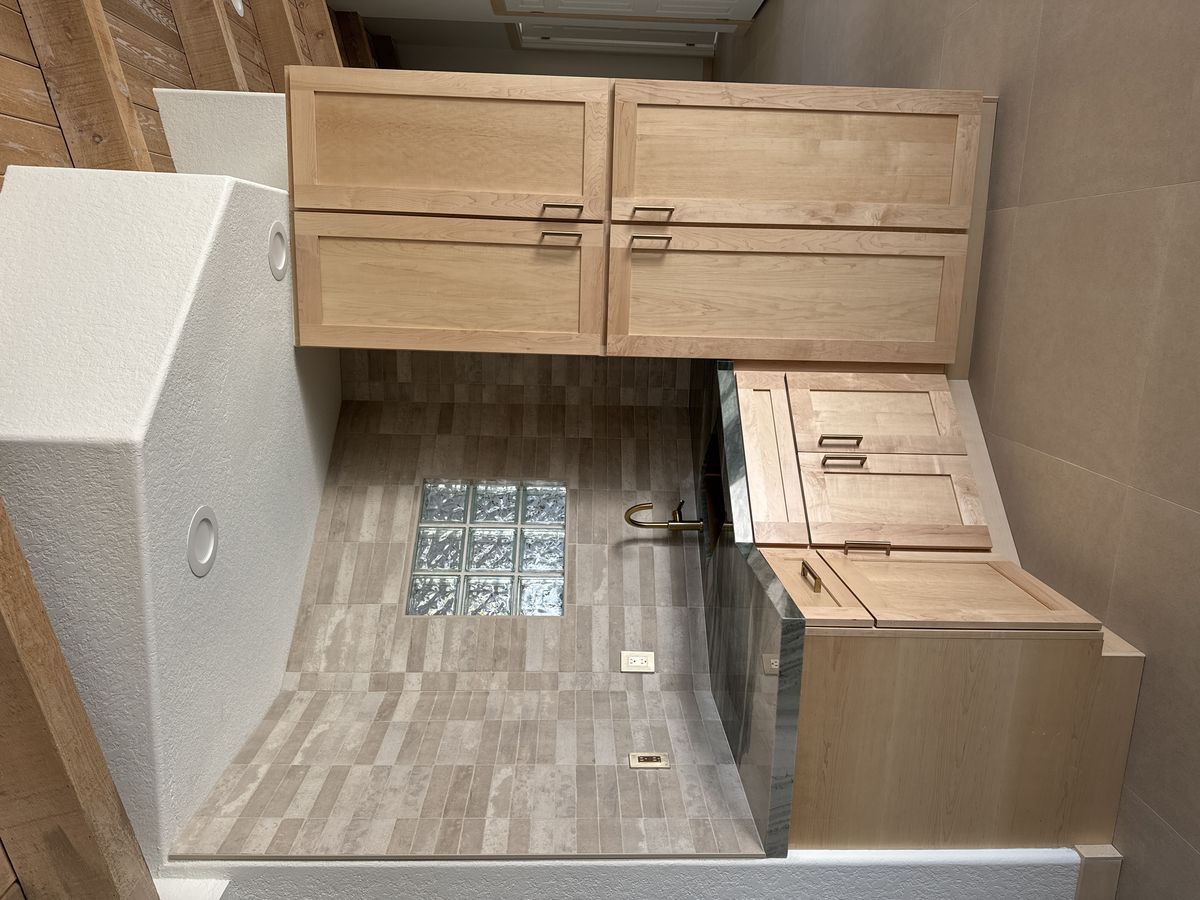 Aerial view of construction project in San Diego by Cali Dream Construction