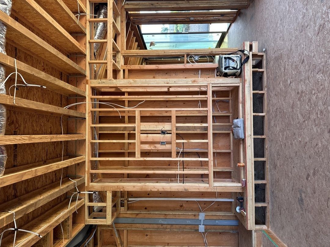 Aerial view of construction project in Solana Beach by Cali Dream Construction