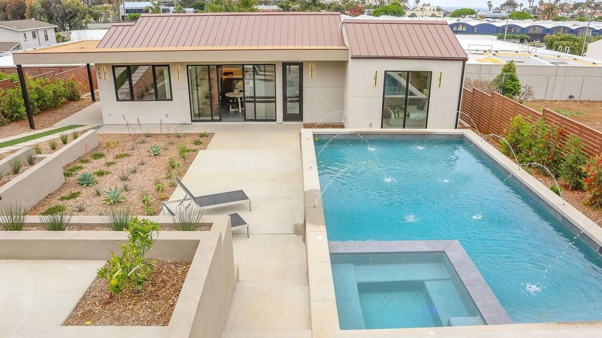 Custom outdoor living space built in Escondido, California