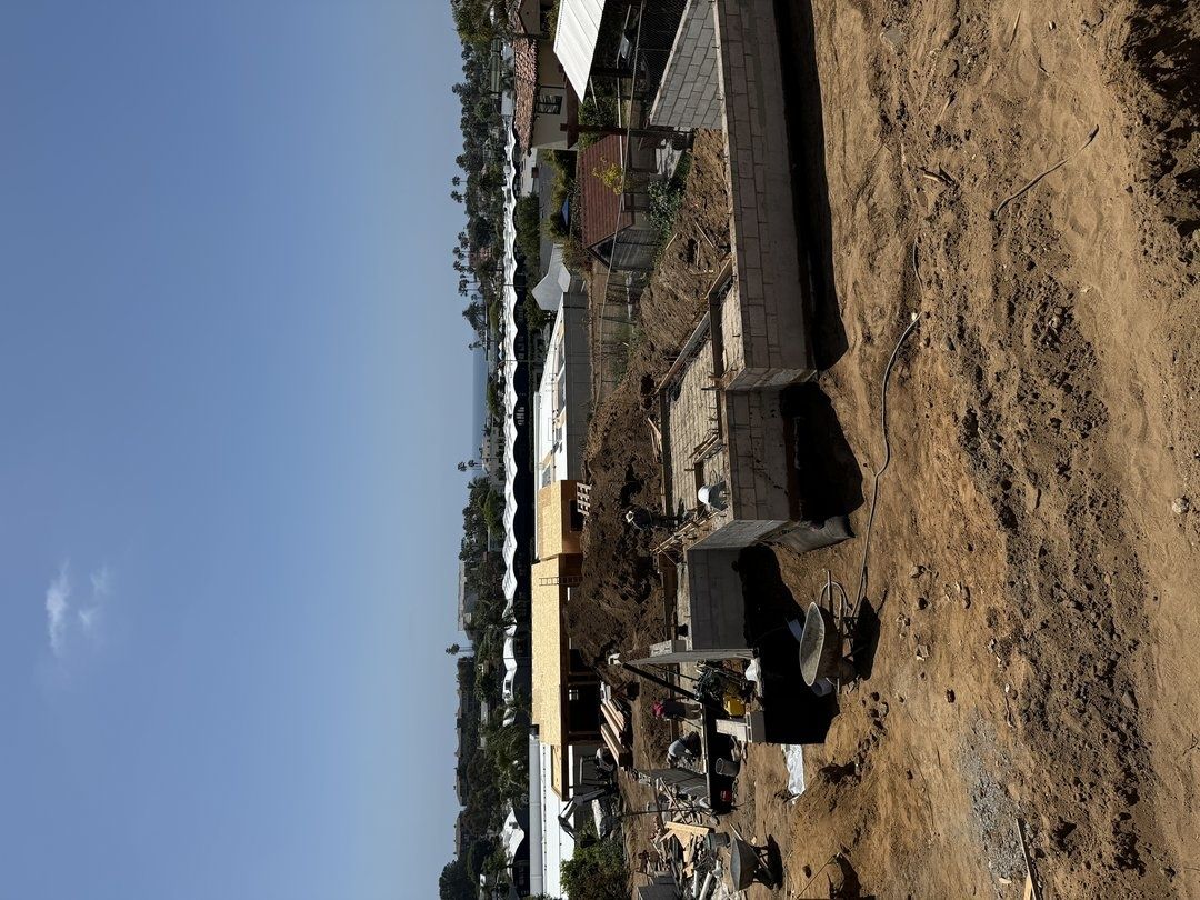 Construction project in progress in San Diego by Cali Dream Construction