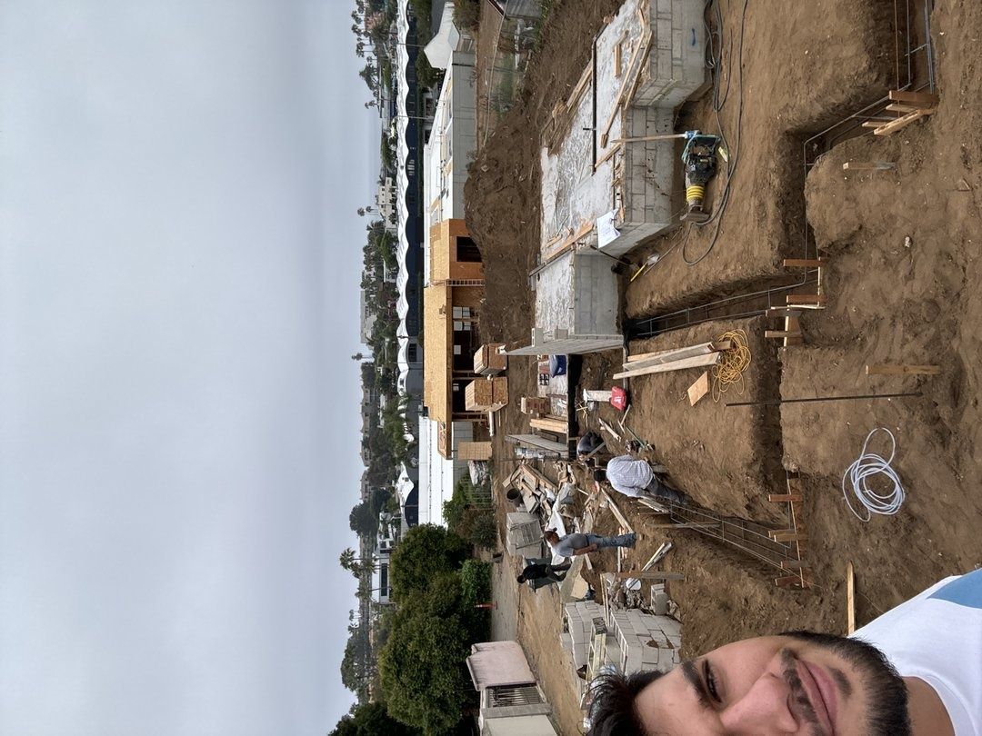 Construction project in progress in San Diego by Cali Dream Construction