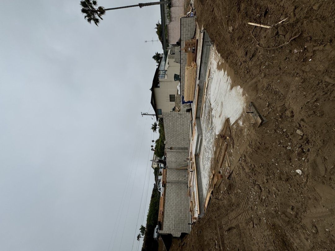 Construction project in progress in San Diego by Cali Dream Construction