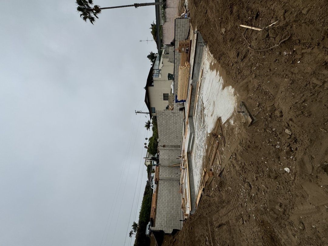 Construction project in progress in Rancho Santa Fe by Cali Dream Construction