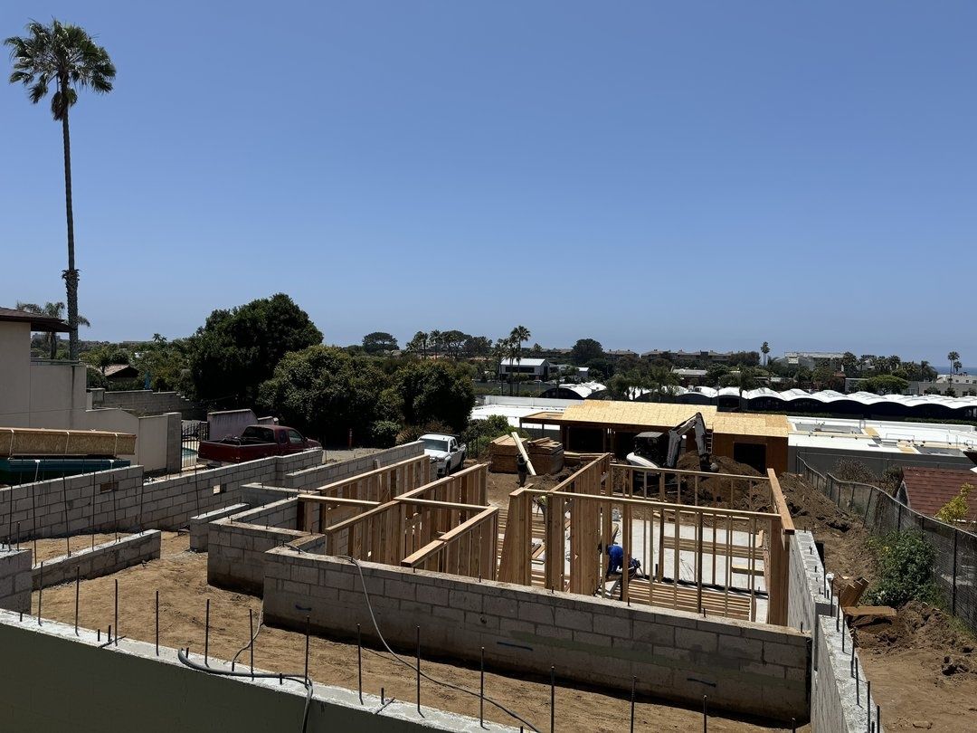 Construction project in progress in 4S Ranch by Cali Dream Construction