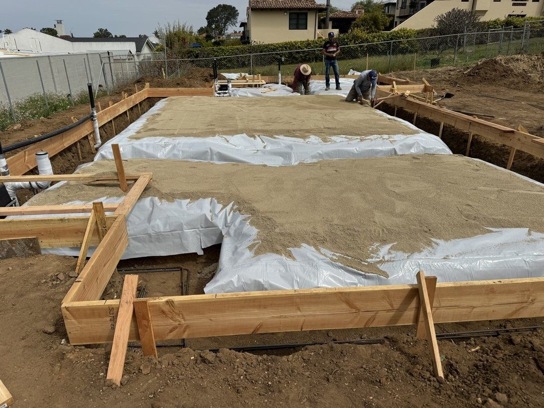 Construction project in progress in Solana Beach by Cali Dream Construction