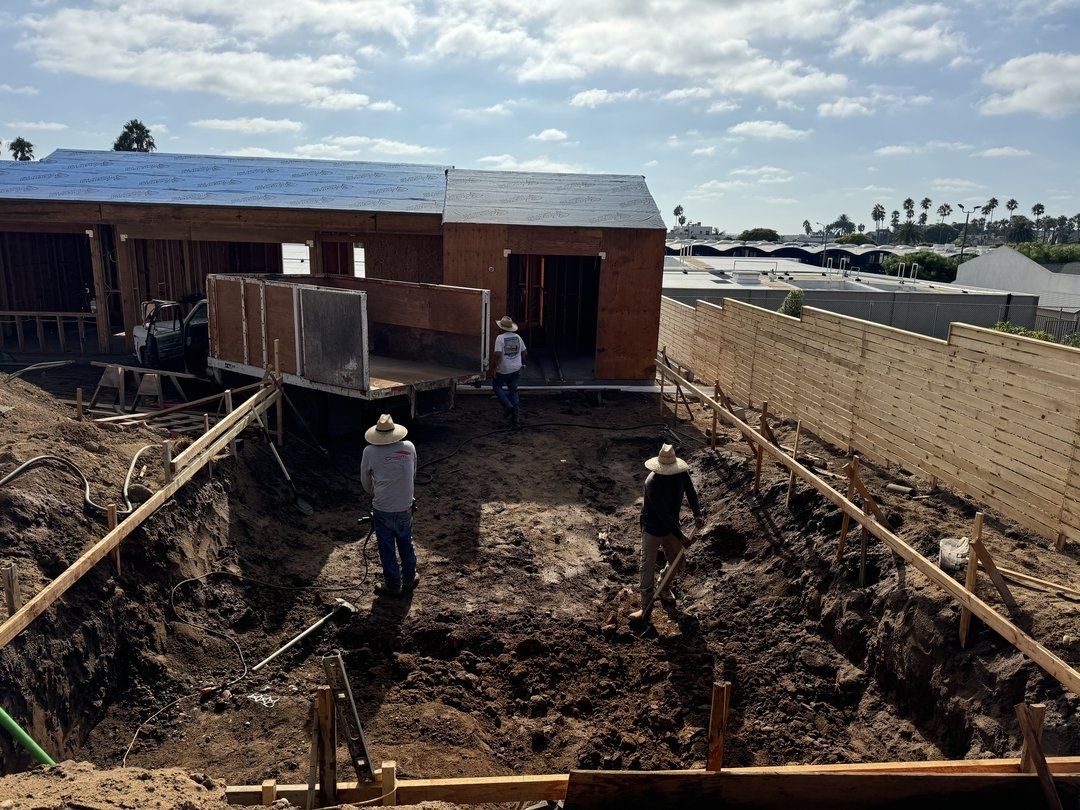 Construction project in progress in Rancho Bernardo by Cali Dream Construction