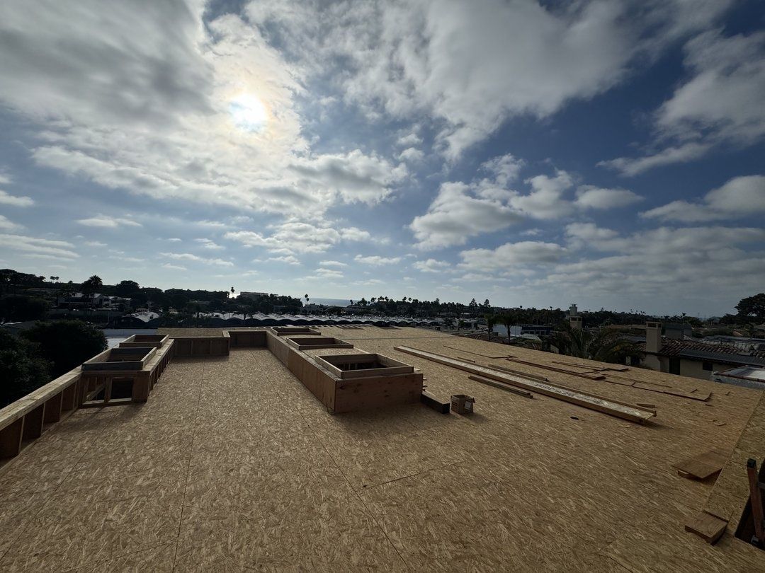 Construction project in progress in San Diego by Cali Dream Construction