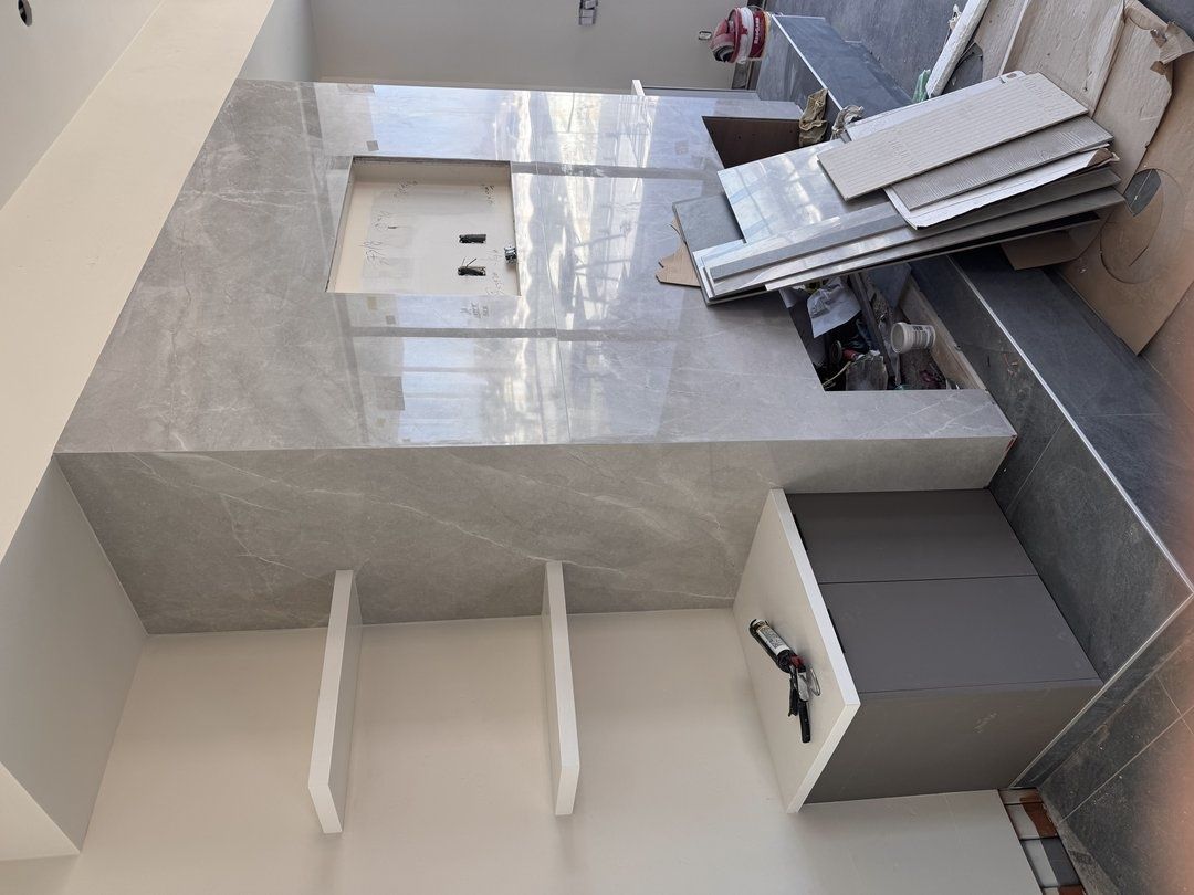 Construction project in progress in Escondido by Cali Dream Construction