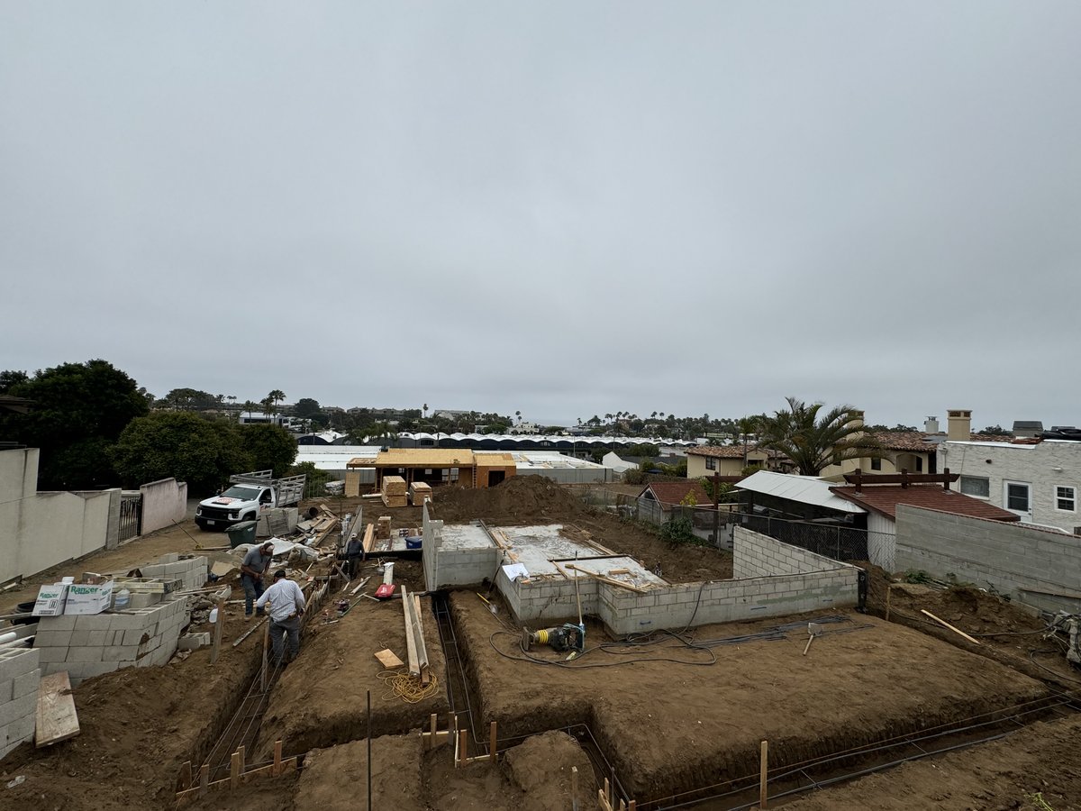 CMU block foundation walls — June 2024