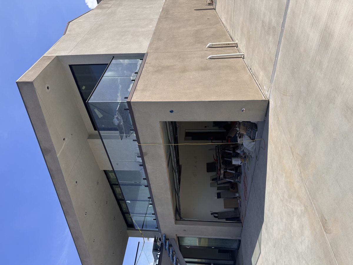 Backyard overview from upper level